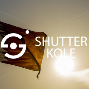 Qatar flag - ShutterKole